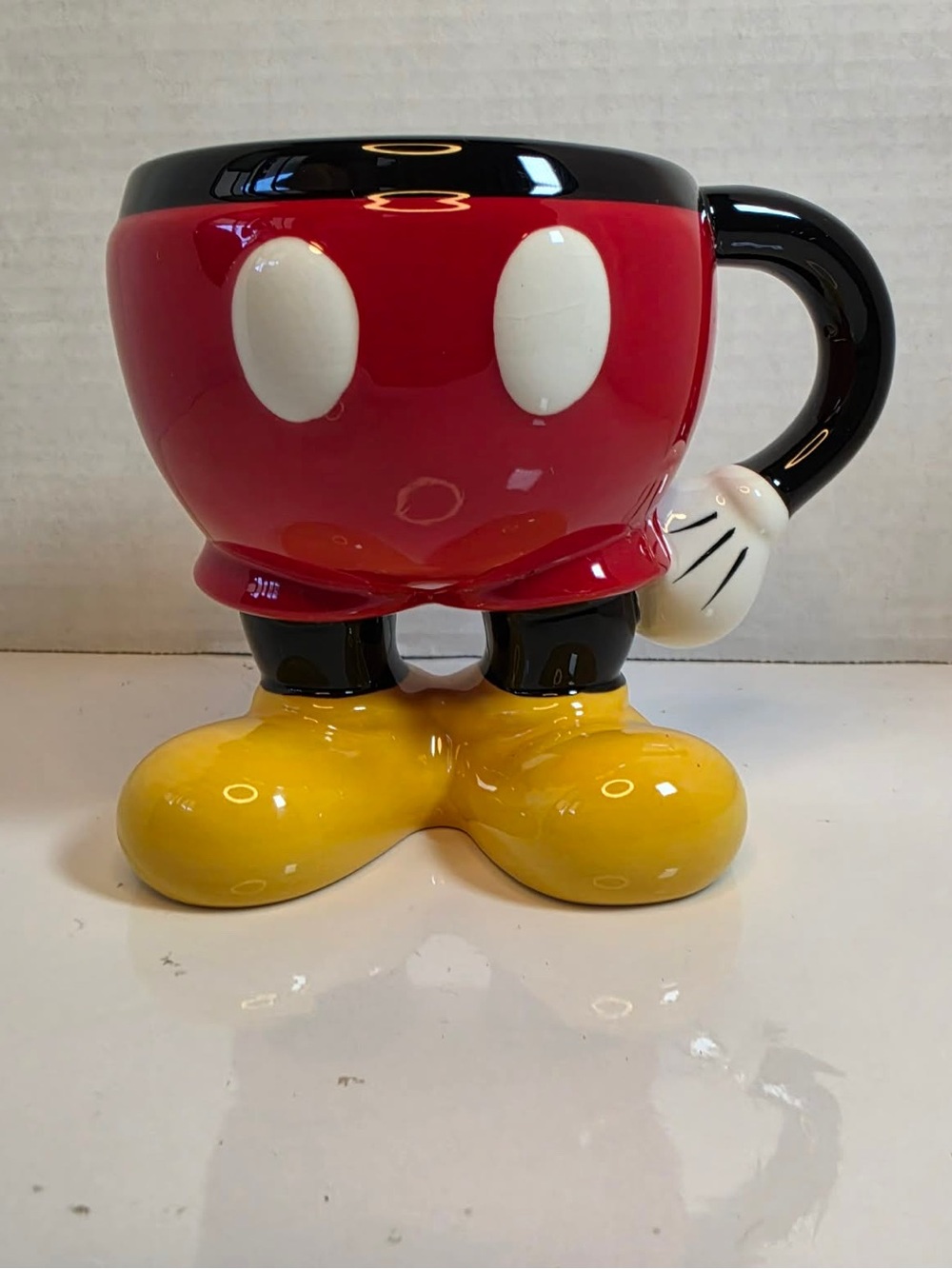Disney Parks Souvenir Mickey Mouse Signature Pants & Shoes Coffee Cup
